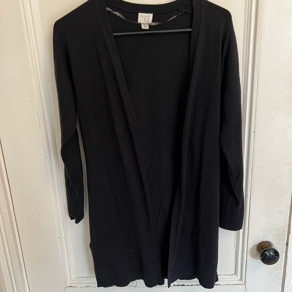 Wardrobe staple black cardigan